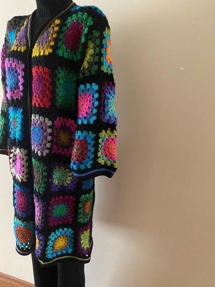 Cardigan De Crochê