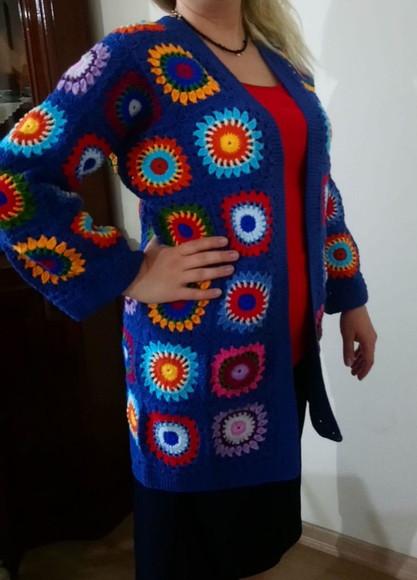 Cardigan De Crochê