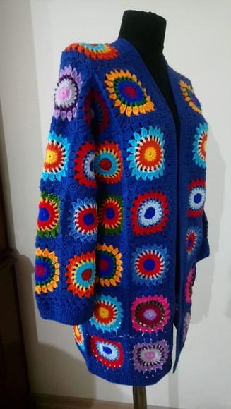 Cardigan De Crochê