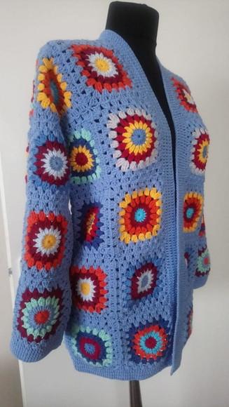 Cardigan De Crochê