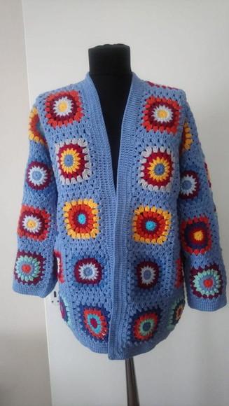 Cardigan De Crochê