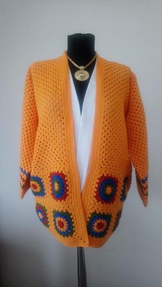 Cardigan De Crochê