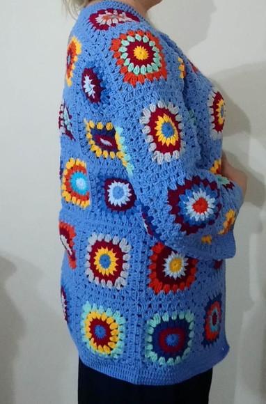 Cardigan De Crochê