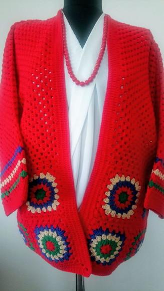 Cardigan De Crochê