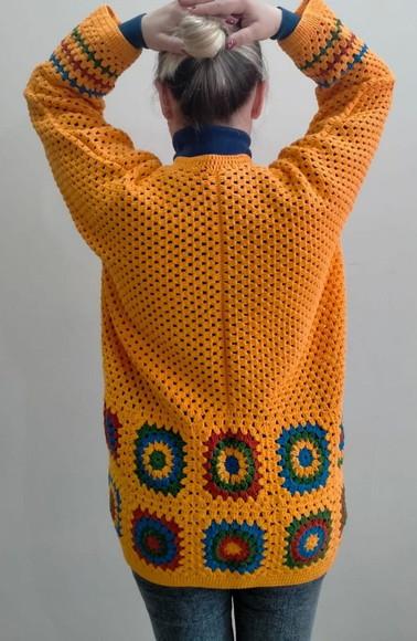 Cardigan De Crochê