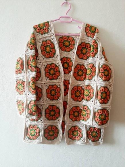 Cardigan De Crochê