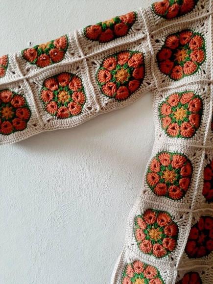 Cardigan De Crochê
