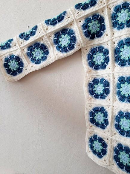Cardigan De Crochê