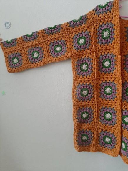 Cardigan De Crochê