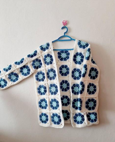 Cardigan De Crochê