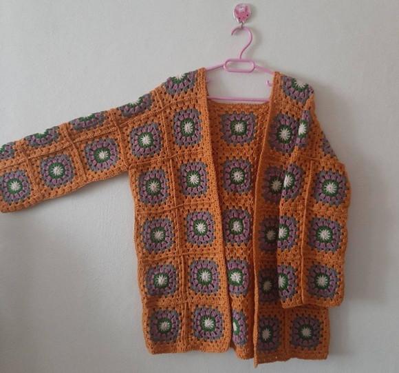 Cardigan De Crochê
