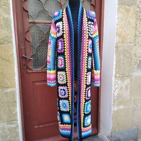 Cardigan De Crochê