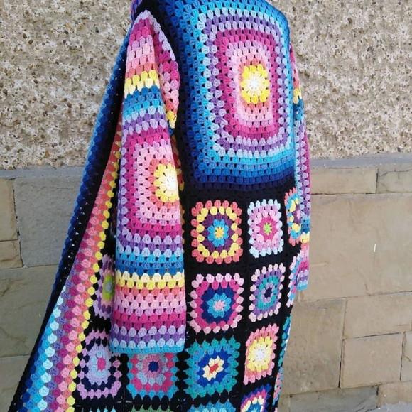 Cardigan De Crochê