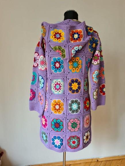 Cardigan De Crochê