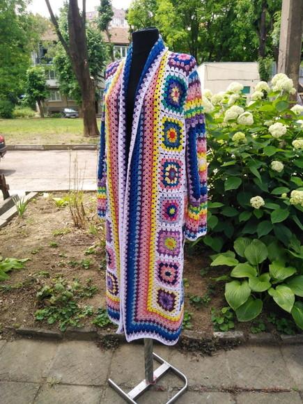 Cardigan De Crochê