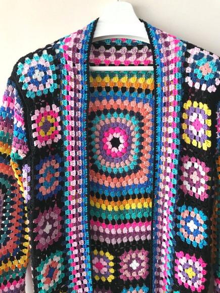 Cardigan De Crochê