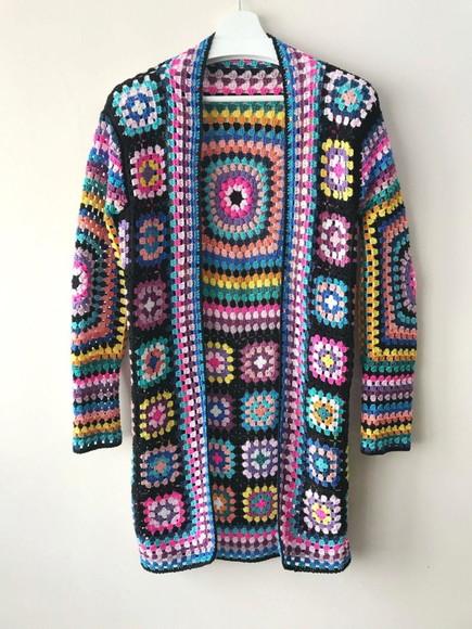 Cardigan De Crochê