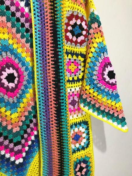 Cardigan De Crochê
