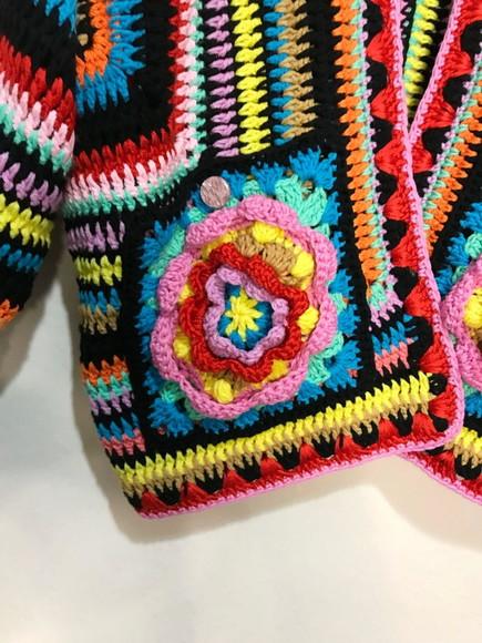 Cardigan De Crochê
