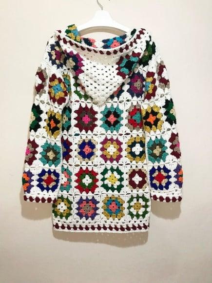 Cardigan De Crochê