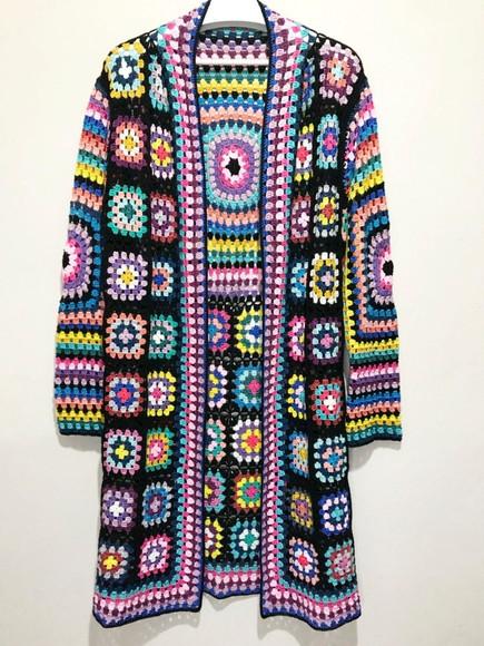 Cardigan De Crochê