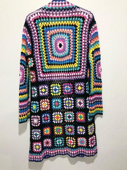 Cardigan De Crochê