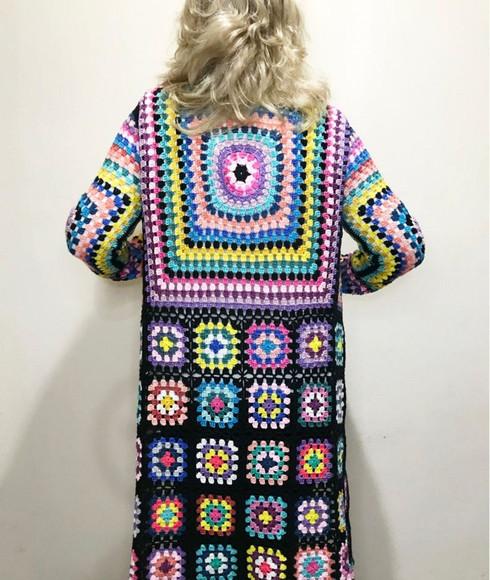 Cardigan De Crochê