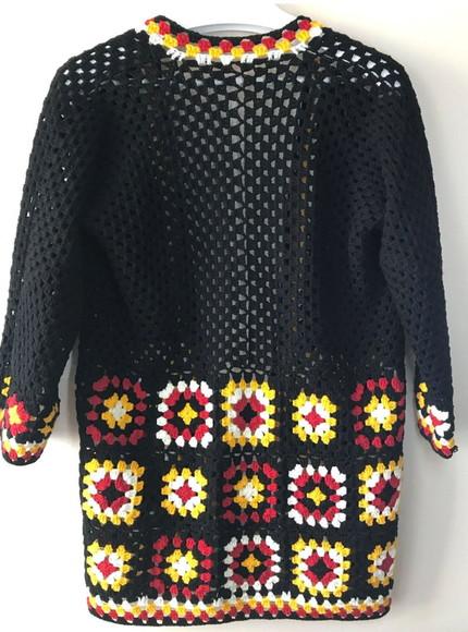 Cardigan De Crochê