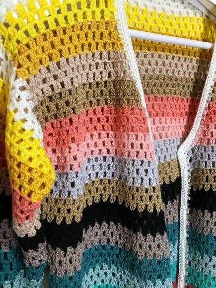 Cardigan De Crochê