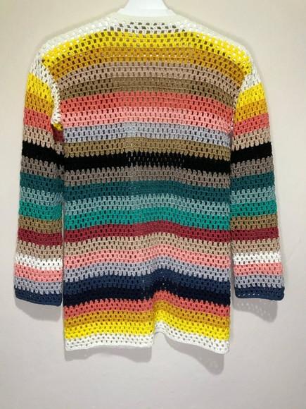 Cardigan De Crochê