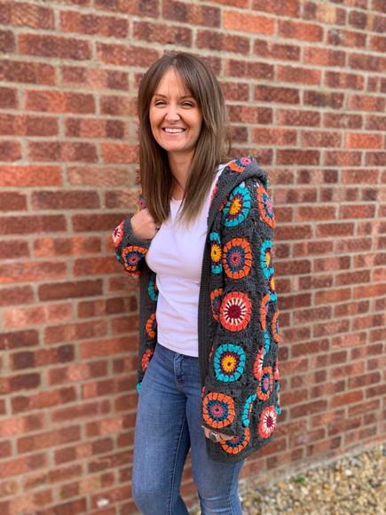 Cardigan De Crochê