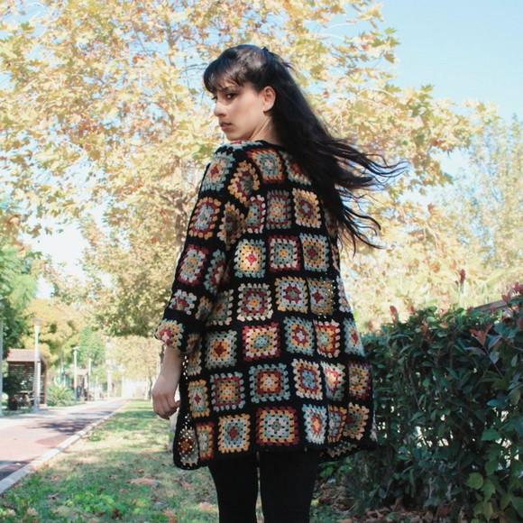 Cardigan De Crochê
