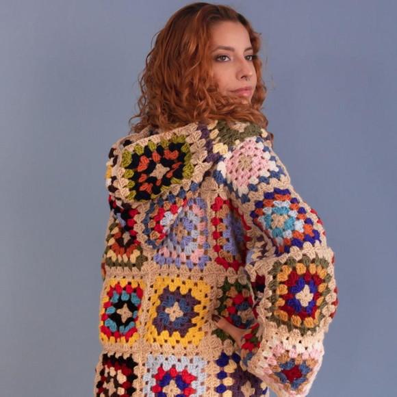 Cardigan De Crochê