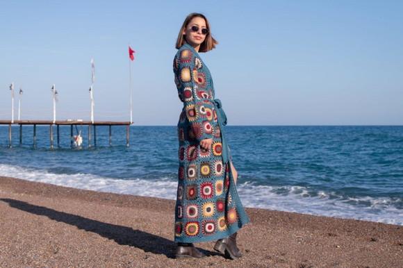 Cardigan De Crochê