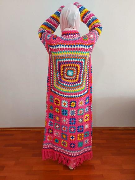 Cardigan De Crochê