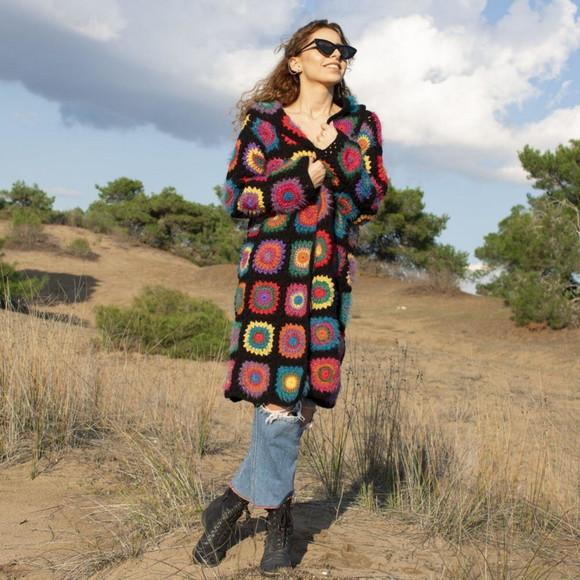 Cardigan De Crochê