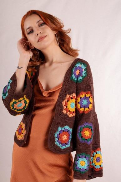 Cardigan De Crochê