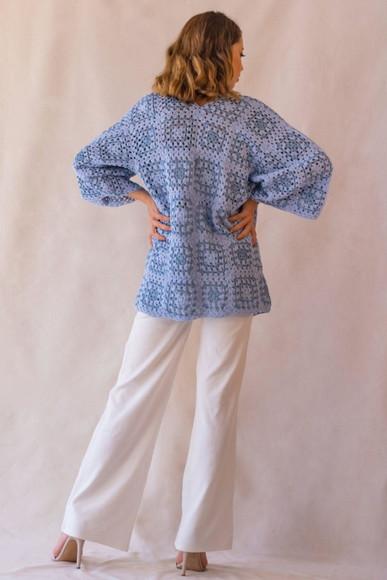 Cardigan De Crochê