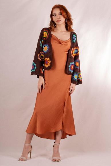 Cardigan De Crochê