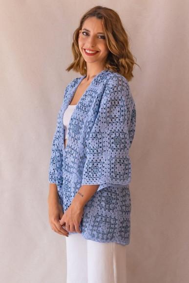 Cardigan De Crochê