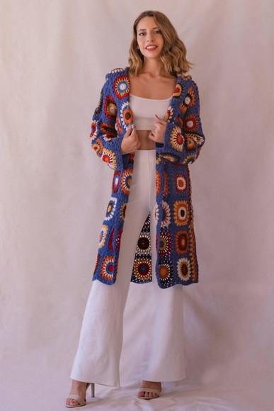 Cardigan De Crochê