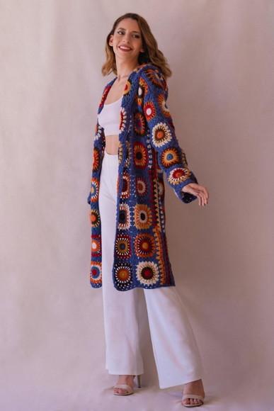 Cardigan De Crochê