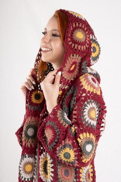 Cardigan De Crochê