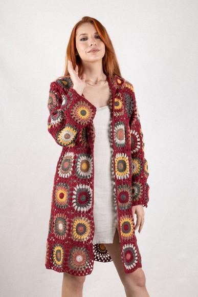 Cardigan De Crochê