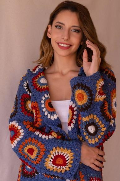 Cardigan De Crochê