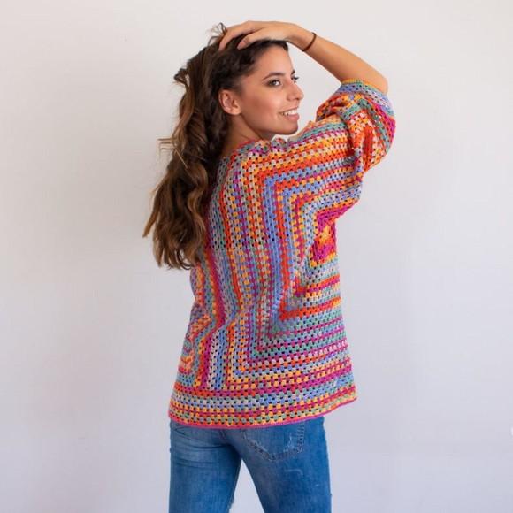 Cardigan De Crochê