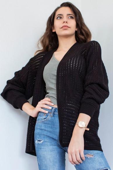 Cardigan De Crochê