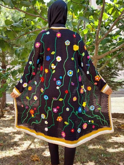 Cardigan De Crochê