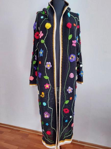 Cardigan De Crochê