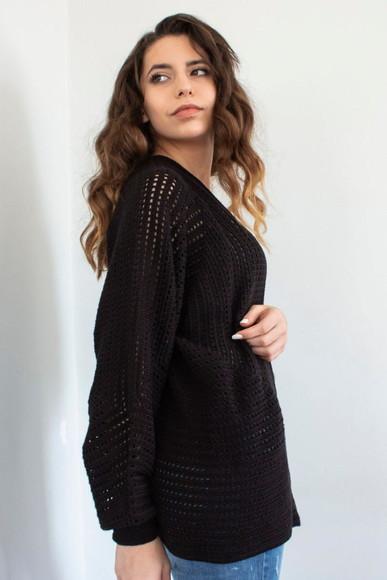 Cardigan De Crochê